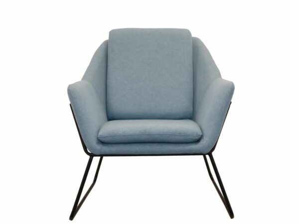 Cardinal-Single-Seater-Arm-Chair-Light-Blue-Upholstery