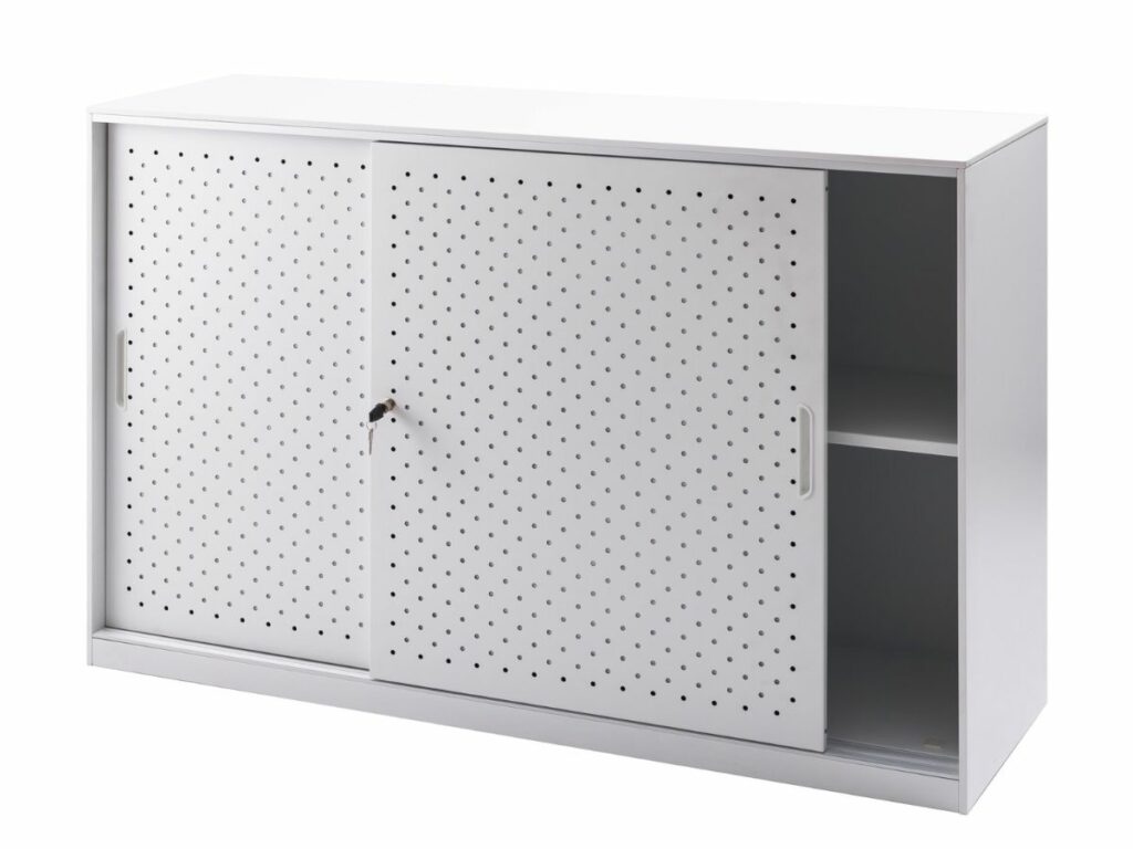 Office Storage: GO Tambour Door Cupboard - Office Furniture Bunbury