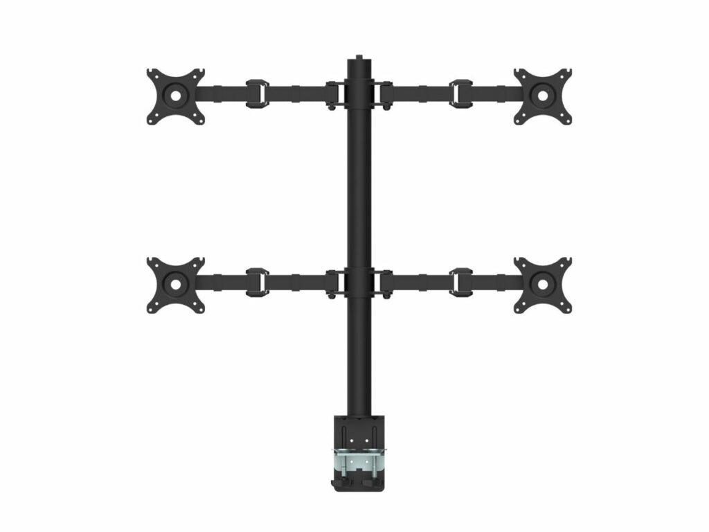 Revolve Pole Mounted Quad Monitor Arm