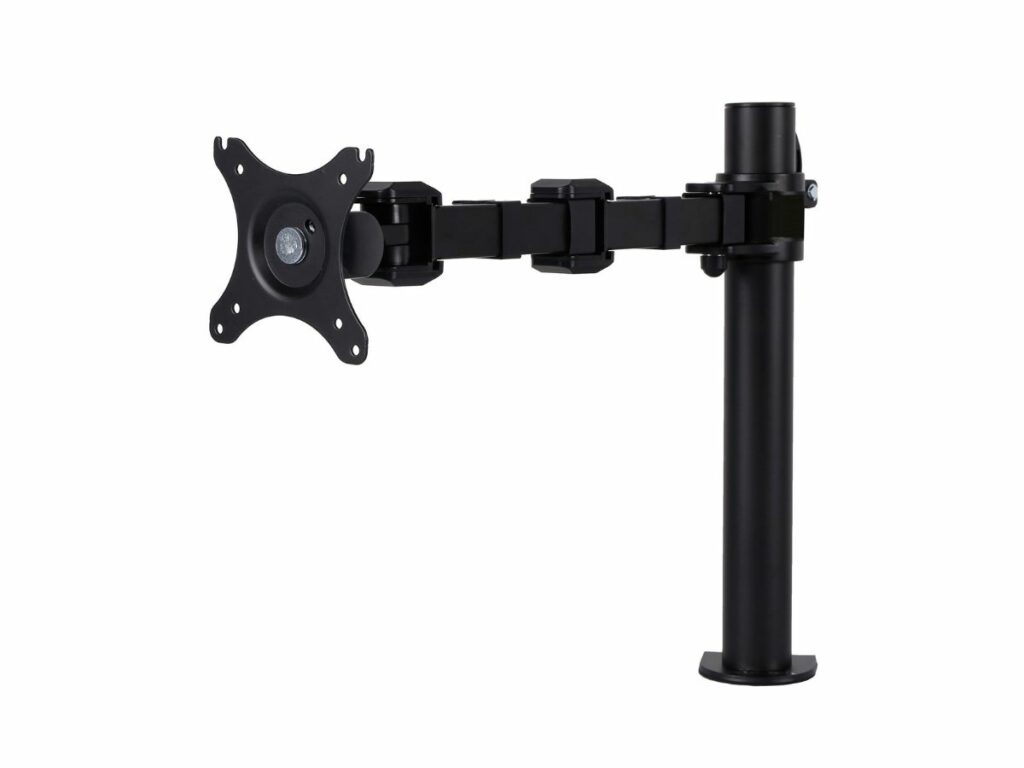 Revolve Pole Mounted Single Monitor Arm