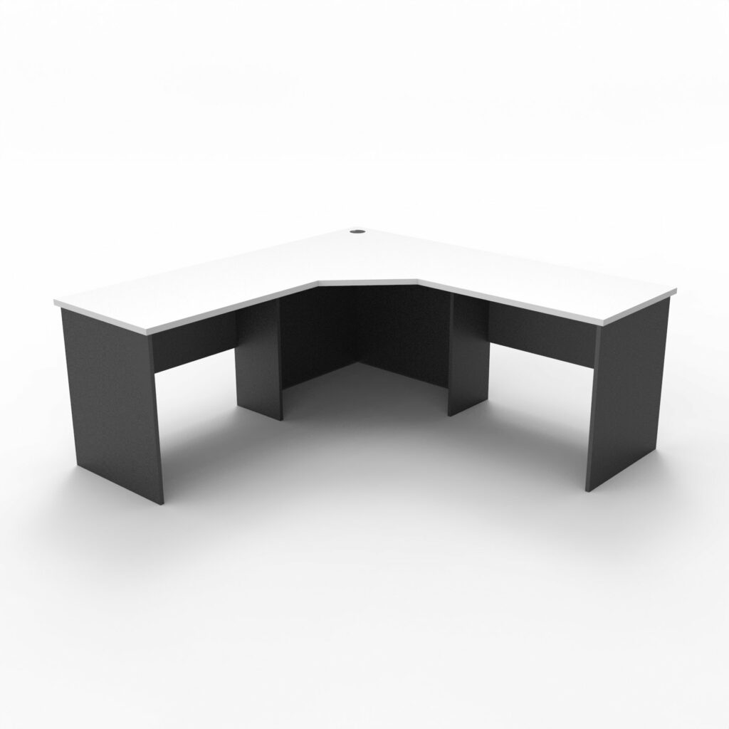 Office Desk: Rapid Worker Corner Workstation - Office Furniture Bunbury