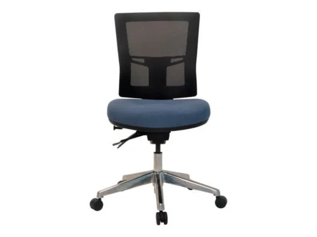 Image of Buro Metro – Vogue Office Furniture Bunbury - Front side - Cobalt Colour without armrest