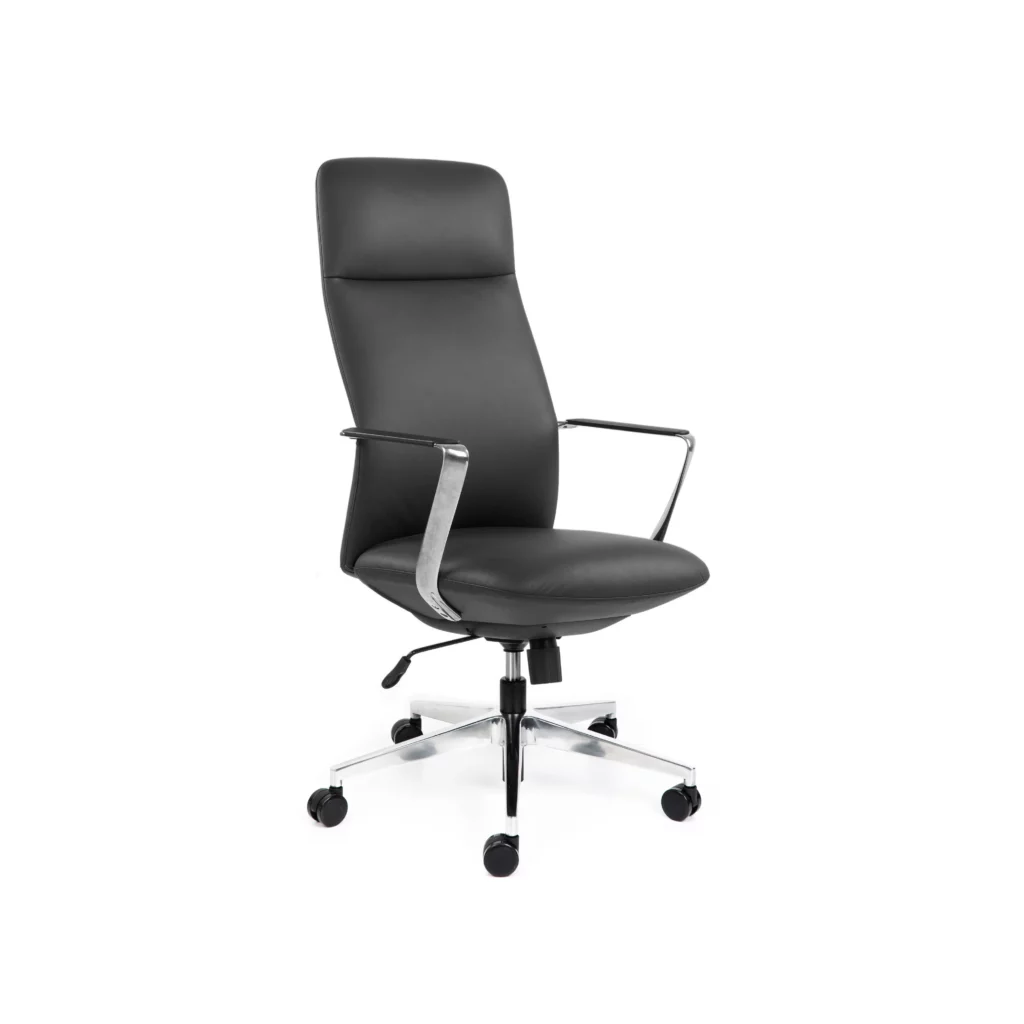 Director High Back Chair in chrome base – boardroom chair WA