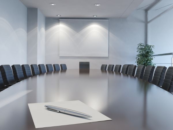 This image is of a large meeting room.