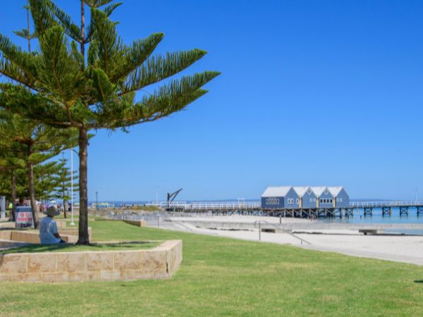 Photo of Busselton Jetty and forshore, representing Busseton Office Furniture Delivery by Vogue Office Furniture.