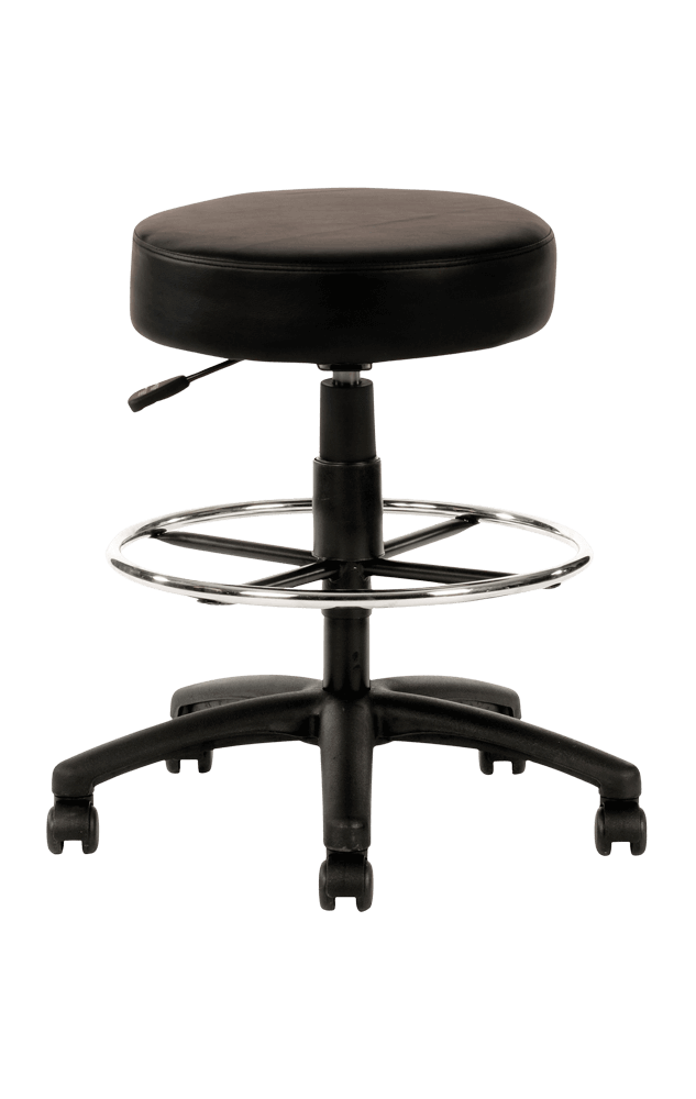 YS119D Drafting Stool – Adjustable Height with Foot Ring
